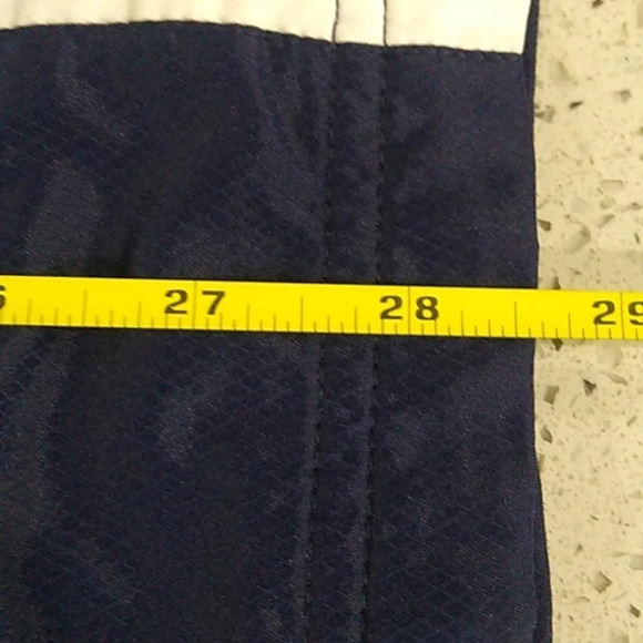 UNDER ARMOUR 1/4 ZIP, NAVY & WHITE, WIND, ATHLETIC JACKET - Picture 8 of 9